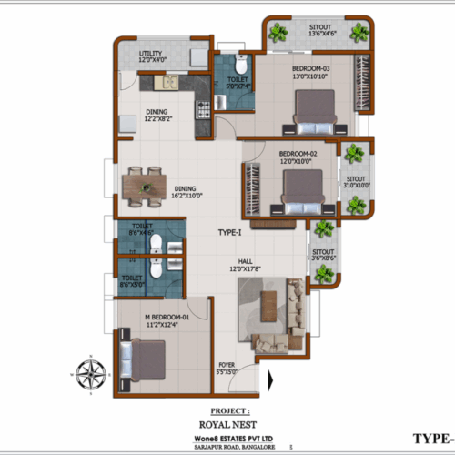 Type-I-3bhk-768x673